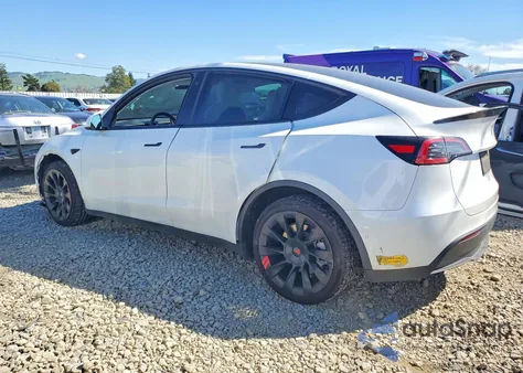 2022 Tesla Model Y из США, поврежденный, VIN 7SAYGDEE8NF360929